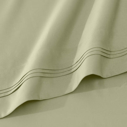 Hochwertiges Bettlaken-Set aus ägyptischer Baumwolle mit 1000 Fadenzahl, tiefe Taschen, solides Design