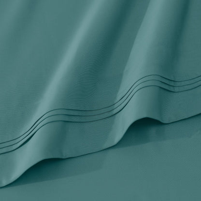 Hochwertiges Bettlaken-Set aus ägyptischer Baumwolle mit 1000 Fadenzahl, tiefe Taschen, solides Design