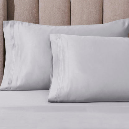 Hochwertiges Bettlaken-Set aus ägyptischer Baumwolle mit 1000 Fadenzahl, tiefe Taschen, solides Design