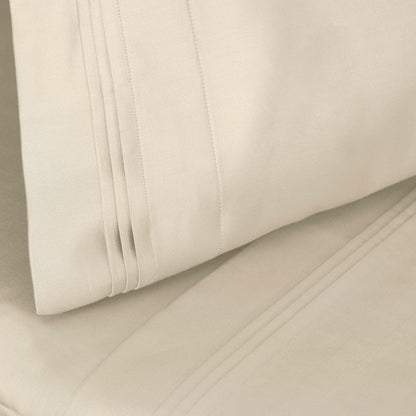 Hochwertiges Bettlaken-Set aus ägyptischer Baumwolle mit 1000 Fadenzahl, tiefe Taschen, solides Design