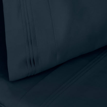 Hochwertiges Bettlaken-Set aus ägyptischer Baumwolle mit 1000 Fadenzahl, tiefe Taschen, solides Design