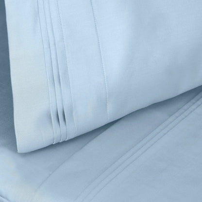 Hochwertiges Bettlaken-Set aus ägyptischer Baumwolle mit 1000 Fadenzahl, tiefe Taschen, solides Design