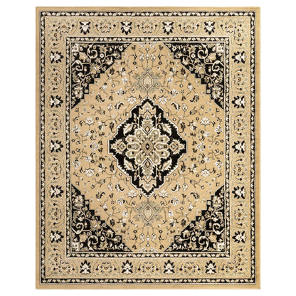 Hochwertiger Teppich Glendale mit Blumenmedaillon für den Innenbereich