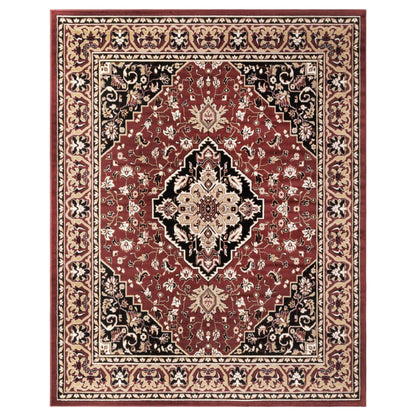 Hochwertiger Teppich Glendale mit Blumenmedaillon für den Innenbereich