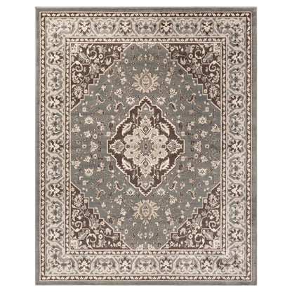 Hochwertiger Teppich Glendale mit Blumenmedaillon für den Innenbereich