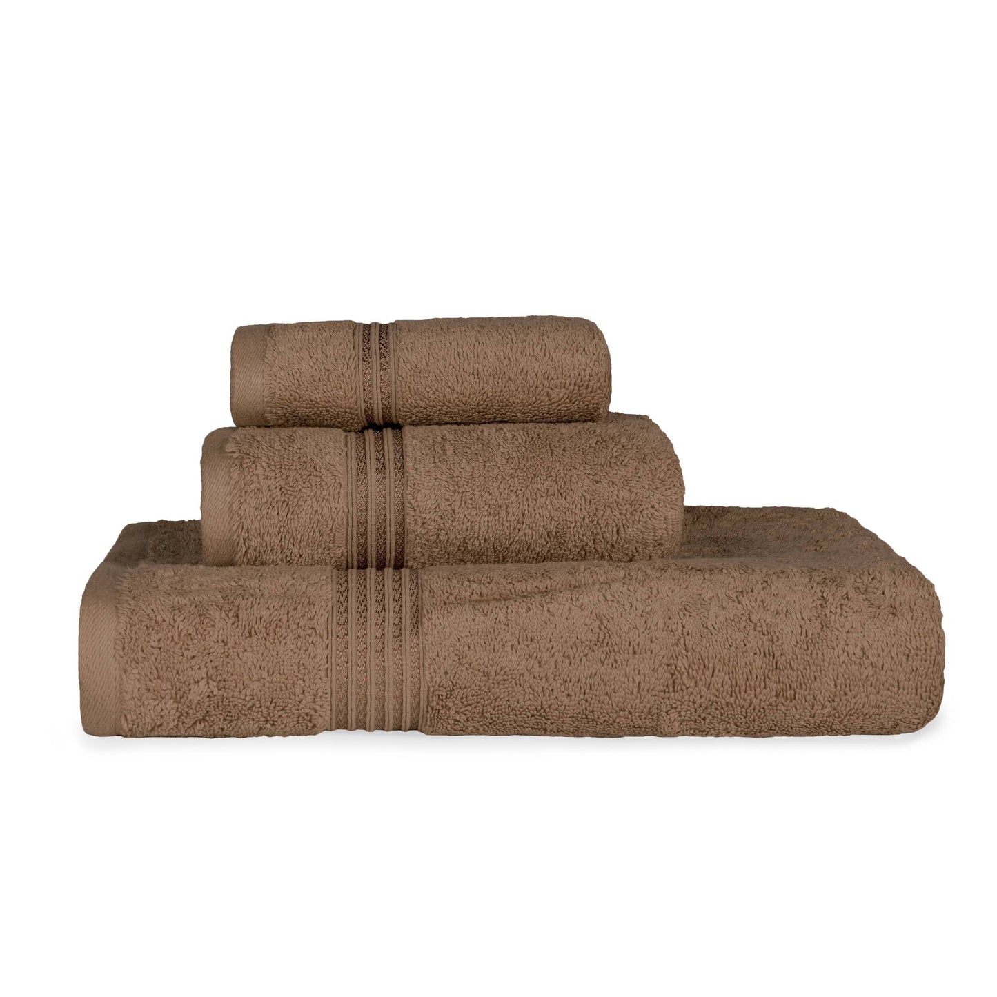Superior Heritage 3-teiliges saugfähiges Handtuchset aus ägyptischer Baumwolle