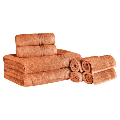 Superior Heritage 8-teiliges saugfähiges Handtuchset aus ägyptischer Baumwolle
