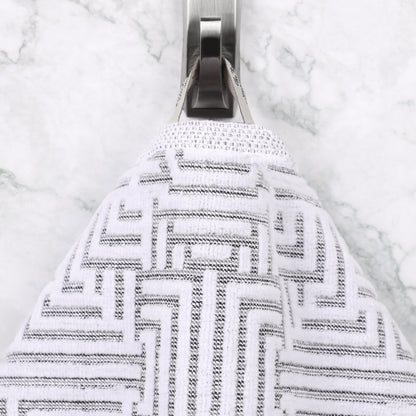 Superior Jasper Cotton Modern Jacquard Soft 3-teiliges Badezimmerhandtuch-Set