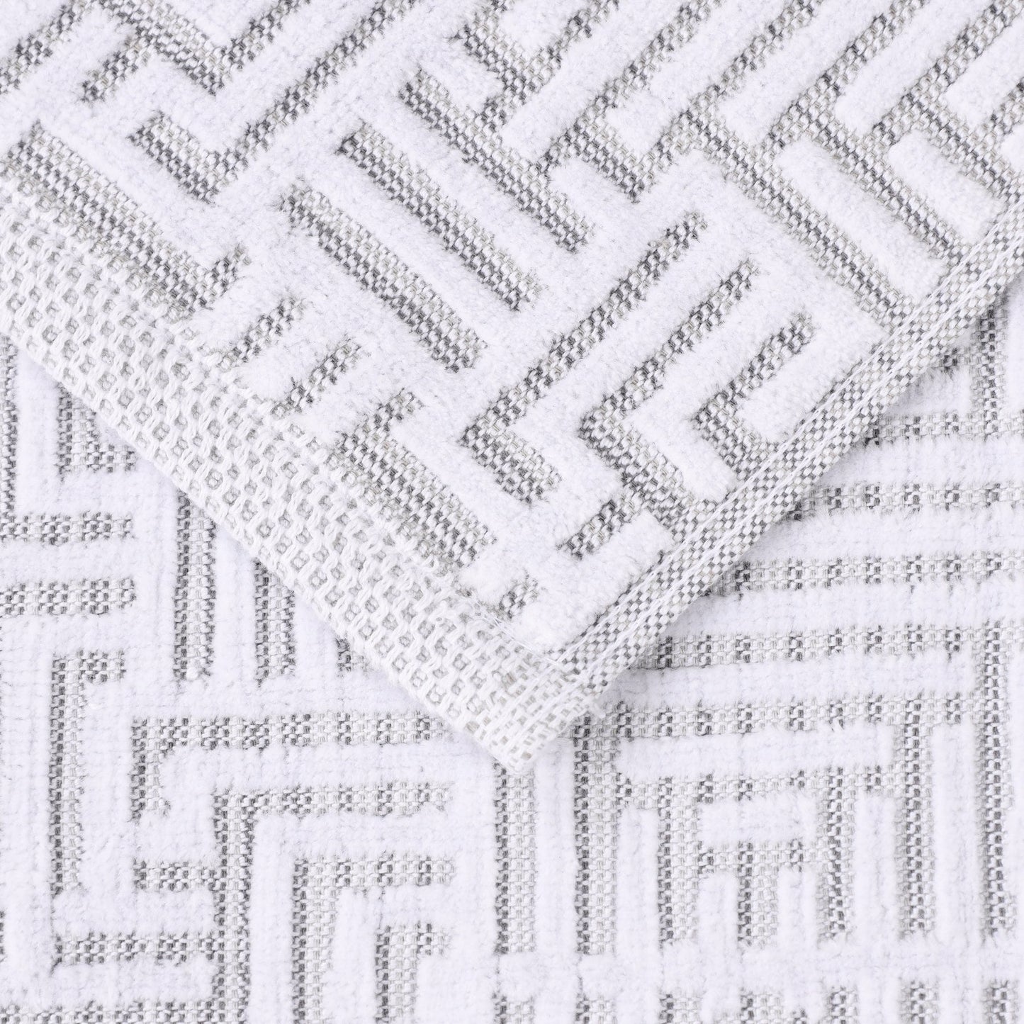 Superior Jasper Cotton Modern Jacquard Soft 3-teiliges Badezimmerhandtuch-Set