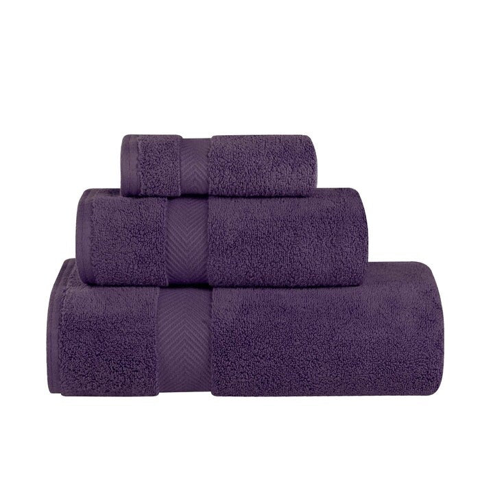 3-teiliges Handtuchset aus äußerst weicher und saugfähiger Zero Twist-Baumwolle