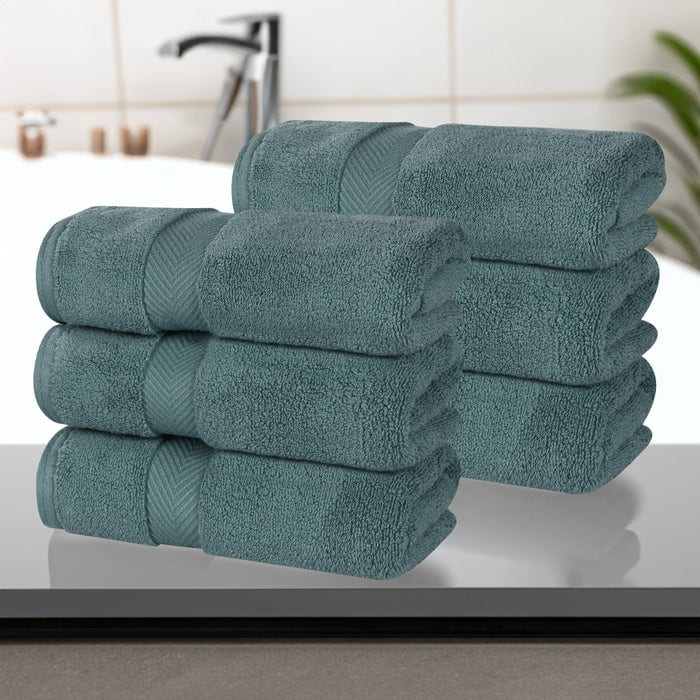 Superior Zero Twist Baumwolle Solid Soft Absorbent Handtuch 6er-Set