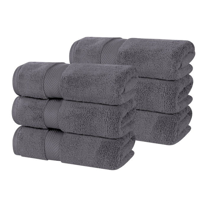 Superior Zero Twist Baumwolle Solid Soft Absorbent Handtuch 6er-Set
