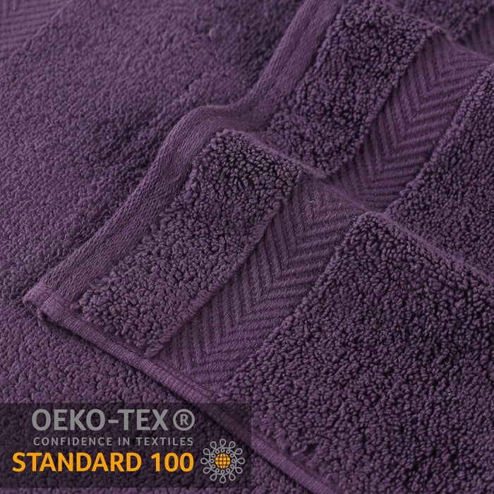 Superior Zero Twist Baumwolle Solid Soft Absorbent Handtuch 6er-Set