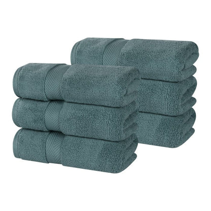 Superior Zero Twist Baumwolle Solid Soft Absorbent Handtuch 6er-Set
