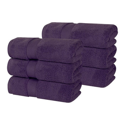 Superior Zero Twist Baumwolle Solid Soft Absorbent Handtuch 6er-Set