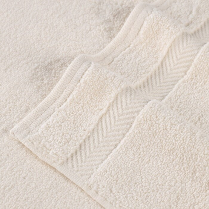 Superior Zero Twist Baumwolle Solid Soft Absorbent Handtuch 6er-Set