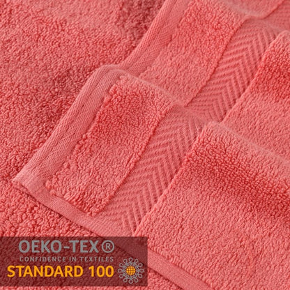 Superior Zero Twist Baumwolle Solid Soft Absorbent Handtuch 6er-Set