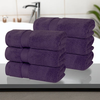 Superior Zero Twist Baumwolle Solid Soft Absorbent Handtuch 6er-Set
