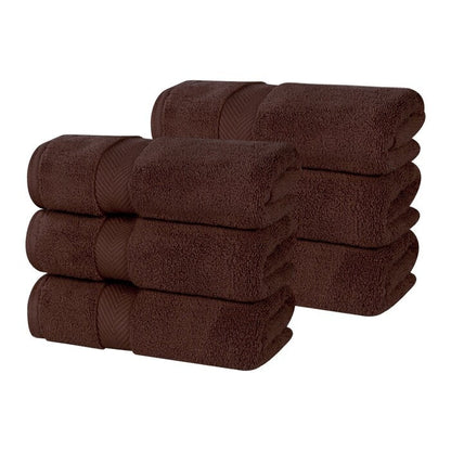 Superior Zero Twist Baumwolle Solid Soft Absorbent Handtuch 6er-Set