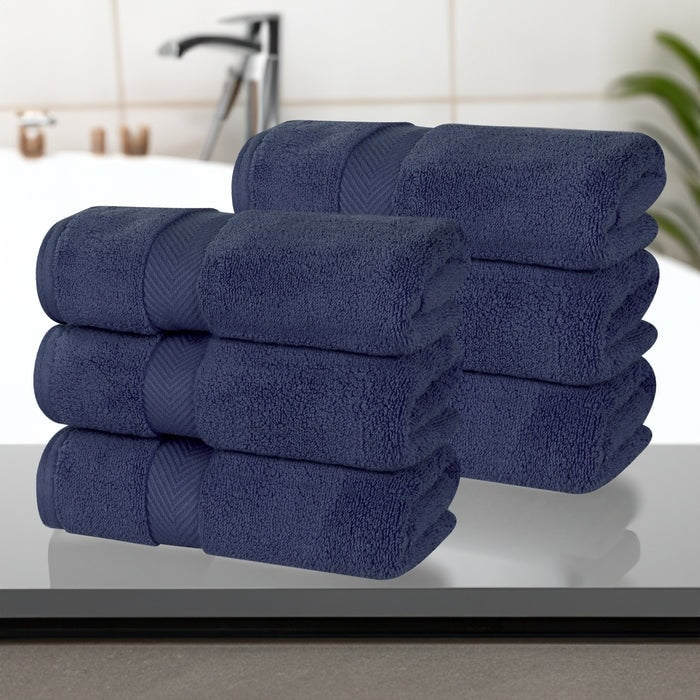 Superior Zero Twist Baumwolle Solid Soft Absorbent Handtuch 6er-Set