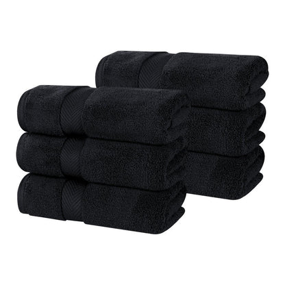Superior Zero Twist Baumwolle Solid Soft Absorbent Handtuch 6er-Set