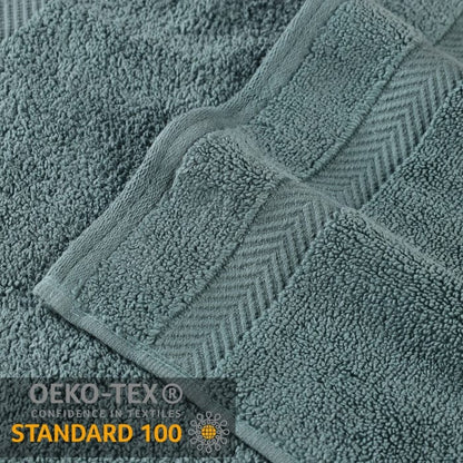 Superior Zero Twist Baumwolle Solid Soft Absorbent Handtuch 6er-Set