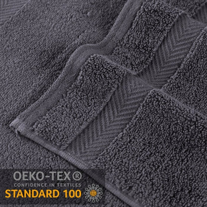 Superior Zero Twist Baumwolle Solid Soft Absorbent Handtuch 6er-Set