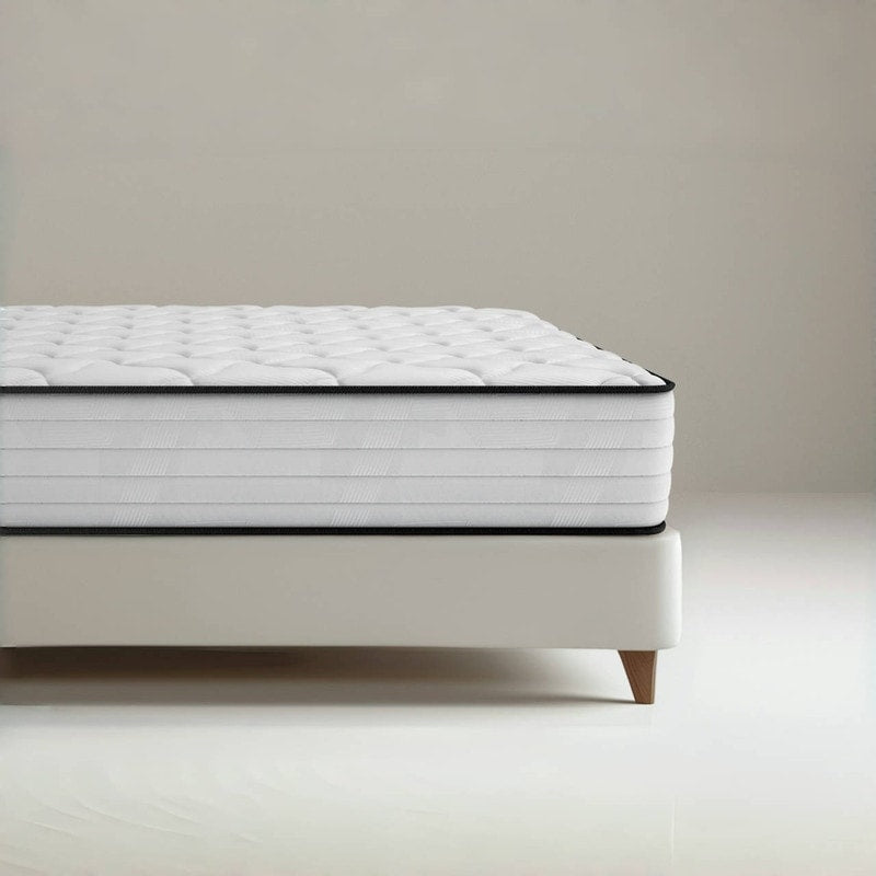 SweDrea 10 Zoll mittelfeste, mit Gel angereicherte Memory Foam-Hybridmatratze, kühlend und atmungsaktiv, mit CertiPUR-US, SGS und OEKO-TEX
