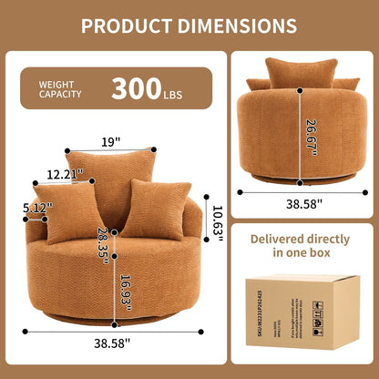 Swivel Compression Chair Single-Seat Compression Chair