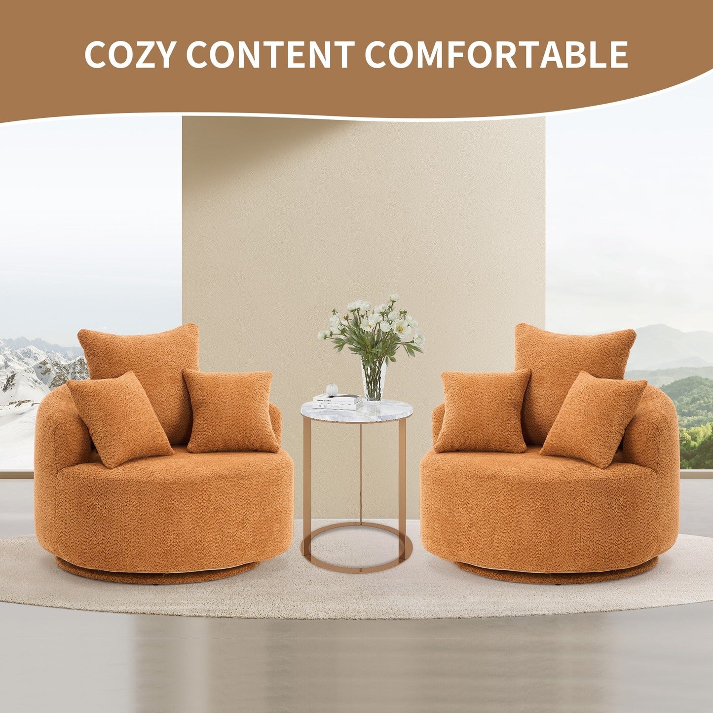 Swivel Compression Chair Single-Seat Compression Chair