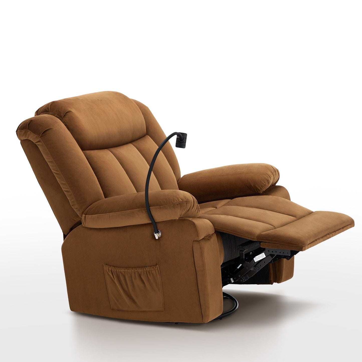 Swivel Rocking Recliner with Massage, Heating, and Phone Stand â?Ideal for Living Room, Office, Bedroom