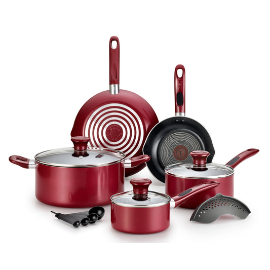 T-Fal B039SE64 Excite 14-teiliges Antihaft-Kochgeschirr-Set