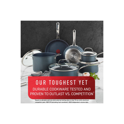 T-fal Platinum Antihaft-Kochgeschirr-Set mit Induktionsboden, Unlimited Cookware Collection, 12-teilig
