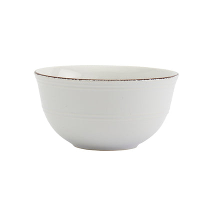 Tabletops Gallery 12-teiliges weißes Bauerngeschirrset