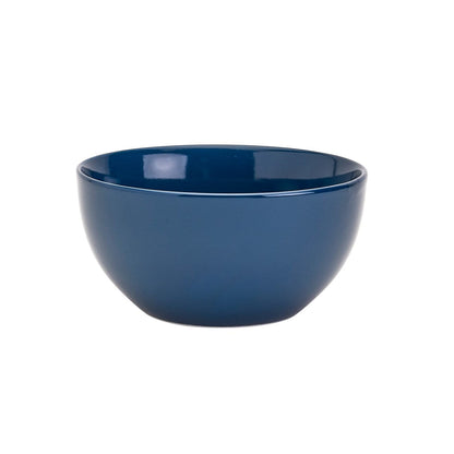 Tabletops Gallery Isabella 12-teiliges, rundes Geschirrset aus blauem Porzellan – Service für 4 Personen