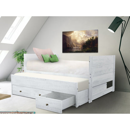 Taylor &amp; Olive Begonia Einzelbett mit Ausziehbett und 3 eingebauten Schubladen