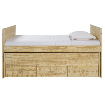 Taylor &amp; Olive Begonia Einzelbett mit Ausziehbett und 3 eingebauten Schubladen
