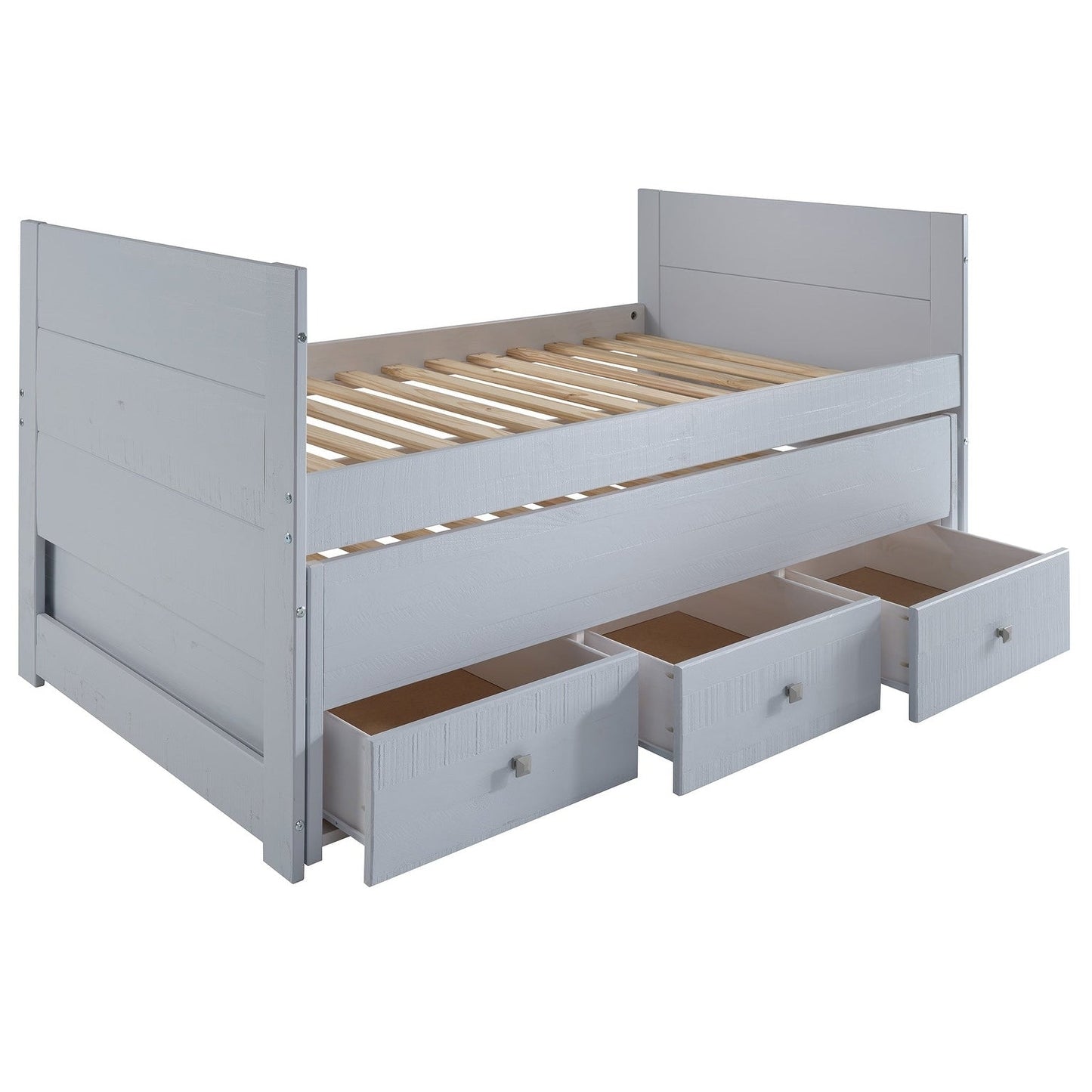 Taylor &amp; Olive Begonia Einzelbett mit Ausziehbett und 3 eingebauten Schubladen