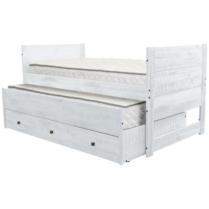 Taylor &amp; Olive Begonia Einzelbett mit Ausziehbett und 3 eingebauten Schubladen