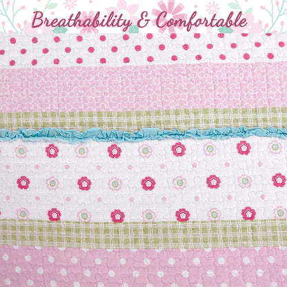 Taylor &amp; Olive Sunfish Bettwäsche-Set aus Baumwolle in Pastellrosa