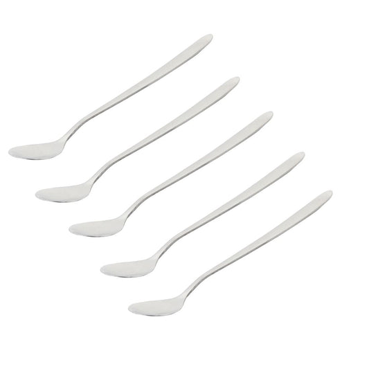 Rührlöffel für Tee, Kaffee, Dessert, langer Griff, 16 cm Länge, 5 Stück – 6,3 x 0,9 (L x Max. B)