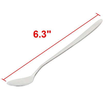 Rührlöffel für Tee, Kaffee, Dessert, langer Griff, 16 cm Länge, 5 Stück – 6,3 x 0,9 (L x Max. B)