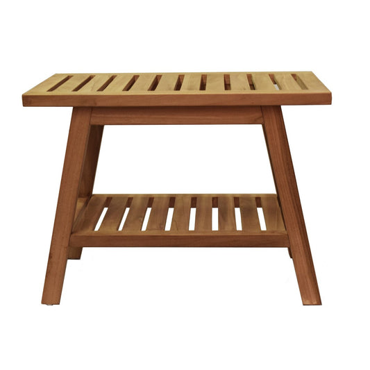 Teak Duschbank rechteckig