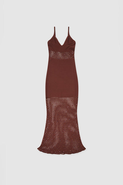 Perla Maxikleid - Bronze