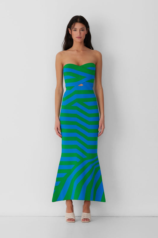 Aude Maxikleid - Aqua