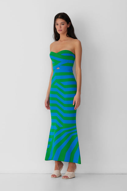Aude Maxikleid - Aqua