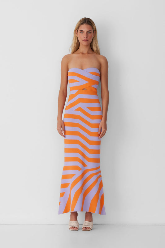 Aude Maxikleid - Flieder