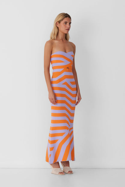 Aude Maxikleid - Flieder