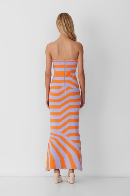 Aude Maxikleid - Flieder