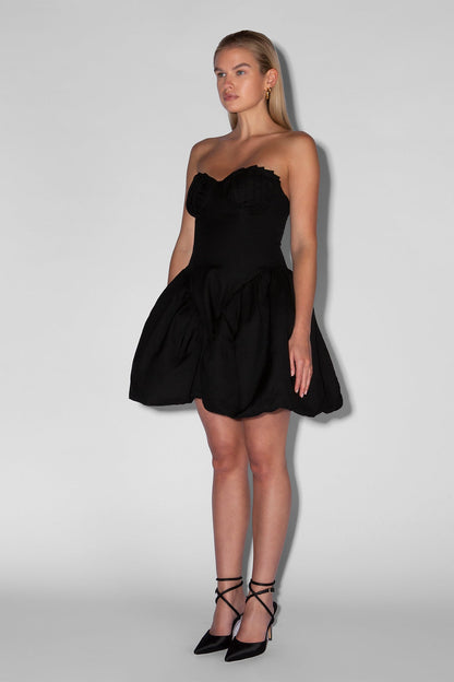 Cece Shell Minikleid - Noir
